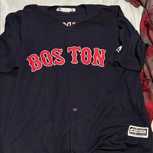 Majestic Navy Boston Team Jersey